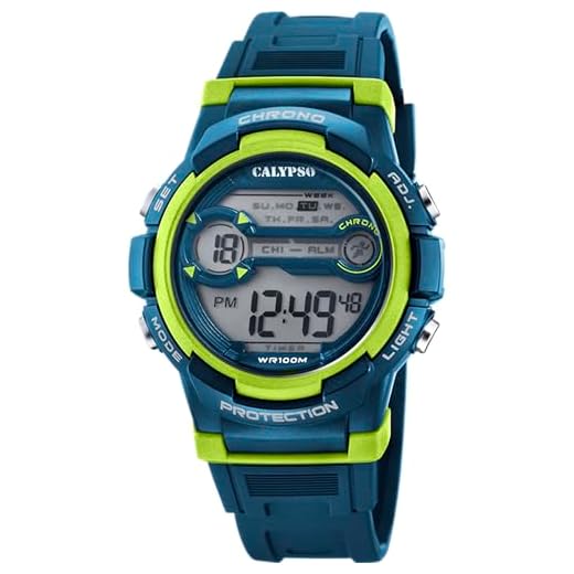 Calypso Jungen Digital Quarz Uhr mit Plastik Armband K5808/3