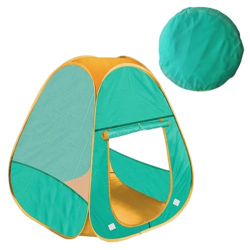 Tienda de juegos para niños – Casa de juegos Pop-up, tienda de exterior para interiores plegable | Red de poliéster transpirable con protección antimoscas 86 x 78 x 78 cm para el patio, la playa y el