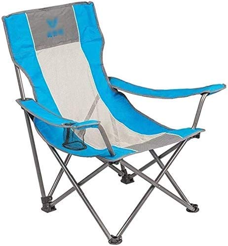 Chaise de camping pliante inclinable et fauteuil de plage portable extérieur A83x72x83cm