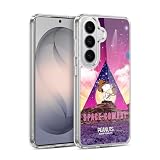 Head Case Designs Licenza Ufficiale Peanuts Nebulosa Triangolo Snoopy Cowboy Spazio Custodia in Gel [Protezione di Grado Militare] Compatibile con Samsung Galaxy S26 Plus
