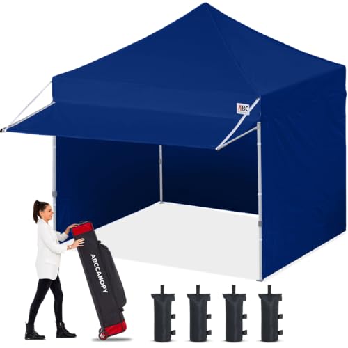 Image of ABCCANOPY 10x10 Commercial Pop up Canopy Tent with Awning Sidewall