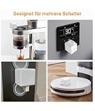 ZigBee przełącznik przyciskowy, sterowanie dotykowe, włączanie/wyłączanie, sterowanie głosem i pilotem zdalnego sterowania, regulowany ruch, łatwe parowanie, biały, 1 sztuka