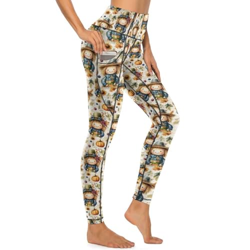 Legging d'entraînement taille haute avec poches pour éviter les clés encombrantes