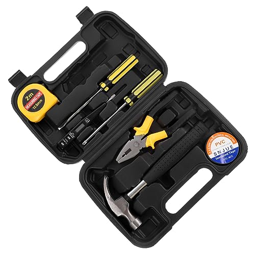 TEHAUX 1 Ensemble Boîte à Outils Complète pour Réparation Automobile et Bricolage Ensemble Outils Multifonctions avec Mallette de Transport Durable et Pratique pour Usage Domestique et