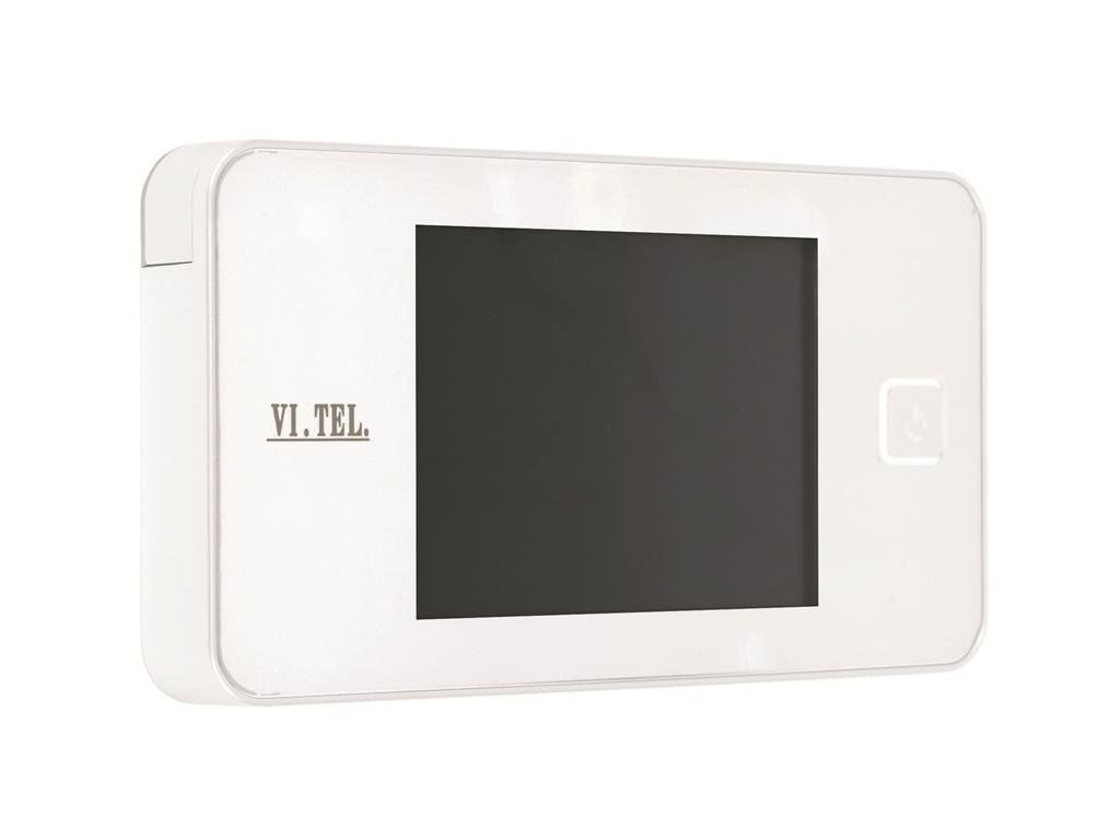 Vi.​Tel. E0372 60 Spioncino Digitale, Bianco, 3.2"