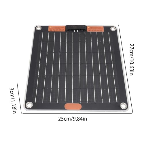 Panel solar portátil de 30W para camping y carga rápida de móviles 2