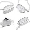 Belt Bag for Women Fanny Pack Crossbody Bags for Women Fashion Waist Packs with Adjustable Strap Gifts for Teenage Girls Women Men (White) #4