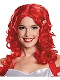 Disguise Women's Strawberry Shortcake Deluxe Adult Costume Wig, Pink, One Size