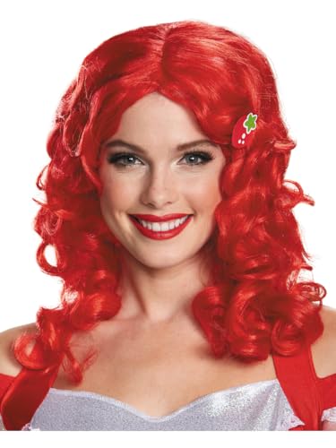 Disguise Women's Strawberry Shortcake Deluxe Adult Wig, Pink, One Size