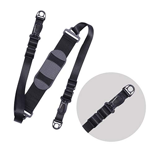 Epessa Kick Scooter Shoulder Strap, Adjustable Carrying Strap with Non-Slip Shoulder Pad for Beach Chair, Ski Board, Electric Scooter, Camp Chair, Kids Bikes, Foldable Bikes, Balance Bikes,Yoga Mat - Thumbnail 3