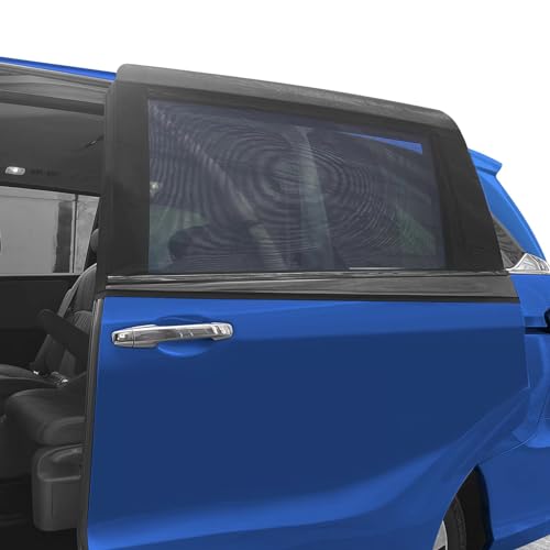 2 Packs Mesh Car Window Screen for MPV Sliding Door,Single Layer Sun Shade for Large Square Car SUV Truck Windows by Soulian - Used condition - CA$20.49