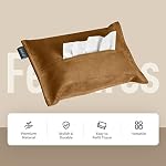 pack all Microsuede Car Tissue Holder, Compact Napkin Dispenser - Image 3