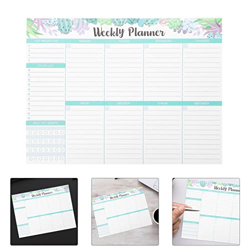 NUOBESTY Nota conveniente Pad Pad multifuncional Memo Pad Planner Planner Notepad Pad Pad