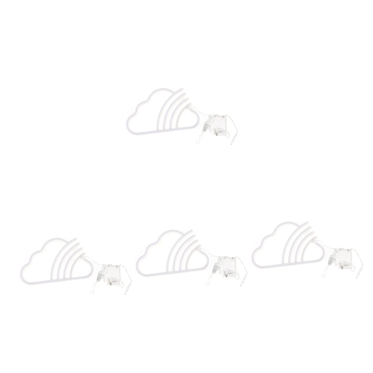2 piezas de lámpara de escritorio for habitación de arte, luces de nube, dormitorio, luz de neón, decoración rosa, carteles de fiesta, barra de arcoíris, silueta LED, decoraciones for el hogar, cartel