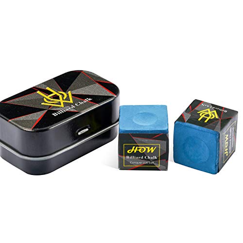 KONLLEN How Pool Queue-Kreidewürfel, 2er-Pack - Tischbillard Stick Bulk Supplies, Ausrüstung, Zubehör - Spiele, Turniere, Bars, Zuhause, Sport & Hobbys (ölig) Cover