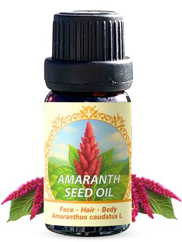 Flora Aromatics Amaranth Seed Oil 100% Natural CO Extracted Rich in Squalene & Vitamin E Face Hair Body 0.5 FL OZ / 15 ml
