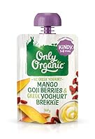 Only Organic Mango Goji Berries & Greek Yoghurt Brekkie Kindy 1-5 Years - 100g