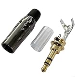 Conector jack de 3,5 mm estéreo macho para soldar