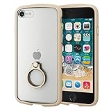 エレコム(ELECOM) iPhone SE (第2世代/第3世代) / 8 / 7 用 ケース 耐衝撃 背面クリア TOUGH SLIM LITE アイボリー PM-A22STSLFCRIV