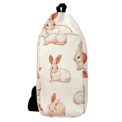Sac à dos à bandoulière Little Rabbits compact pour soulager le dos en déplacement