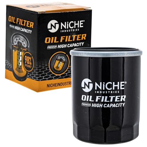 Image of NICHE Oil Filter for Arctic Cat 0812-034 0812-029 0812-135 1000 TRV TBX Wildcat X 4X 700 Trail
