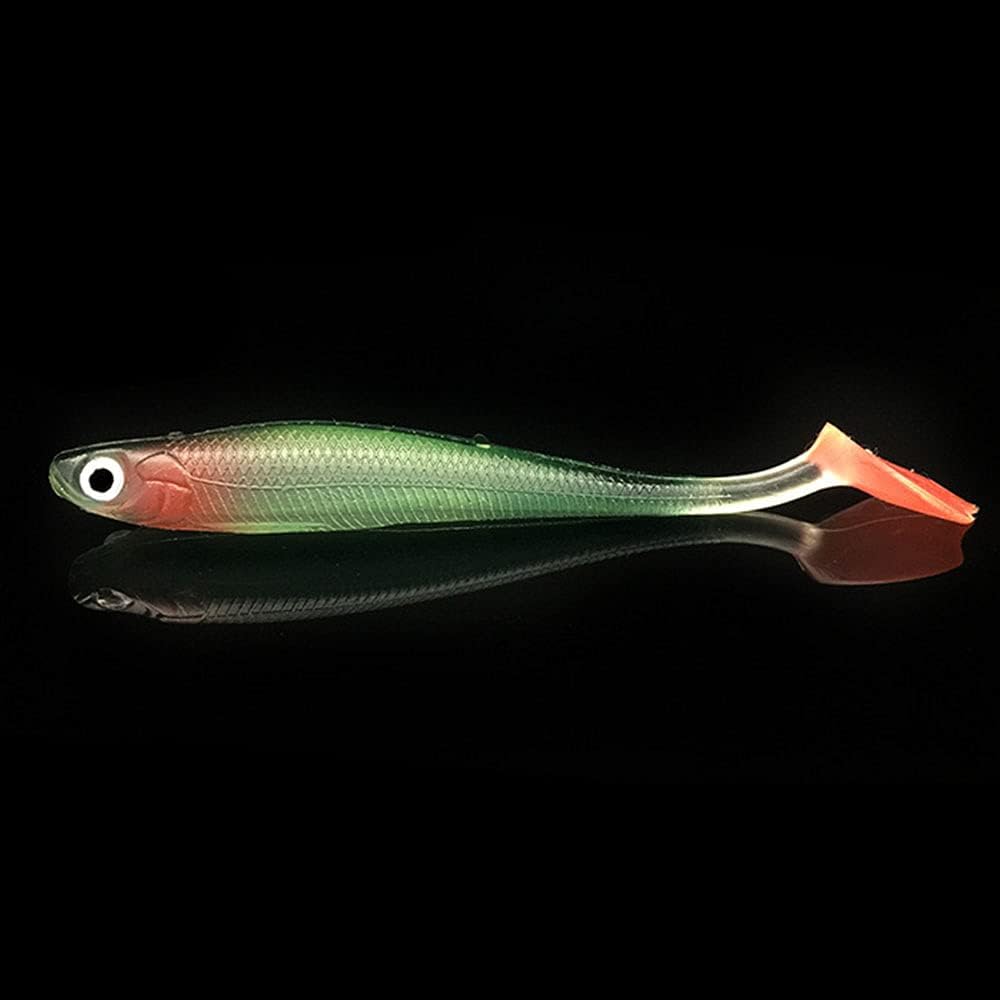 ANCLLO 20pcs Fishing Lures Fishing Jig Lead Head Jigs, Soft Fishing Lures Sinking Swimbait Soft Bait - Image 5