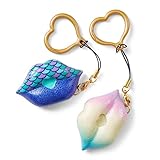 WowWee S.W.A.K. 2 Pack - Interactive Kissable Key Chain - Mermaid Sparkle Kiss & Unicorn Sparkle Kiss