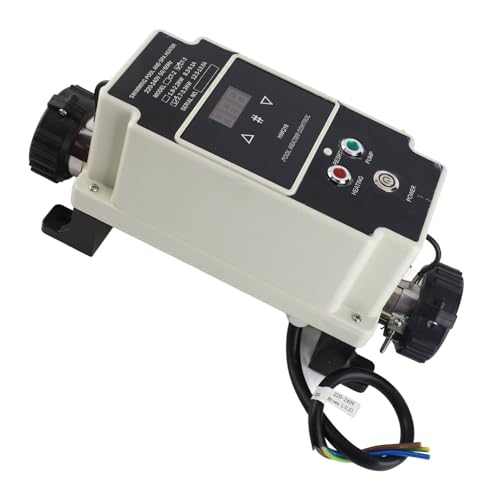 Miniatura 9 de Alomejor Calentador De Piscina Eléctrico Con Potente Capacidad De Calefacción Para Bañera De Hidromasaje, Termostato De 2,7 A 3,3 Kw, Acero Inoxidable, 220-240v