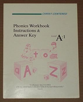 Paperback Phonics Workbook Instructions & Answer Key Level A:1 (Christ-Centered) Book