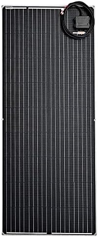 Flexible Solar Panel 195Watt Monocrystalline ETFE Coating 10 Year Warranty. 21% Efficiency. RV, Motor Home, Van, Boat 12V and 24V Systems
