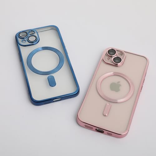 Coque magnétique noire pour iPhone 13 transparente et antichoc - 3