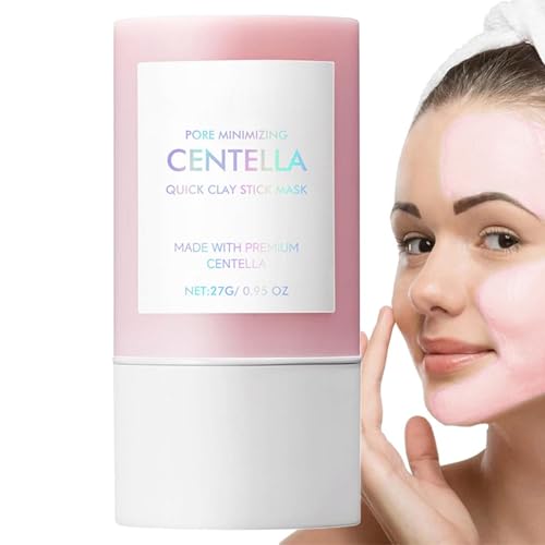 Mascarilla Facial En Barra, Mascarilla Facial Hidratante De Arcilla, Mascarilla Facial Hidratante, Consigue Un Cutis Más Claro Y Fresco, Mascarilla Facial De Limpieza Profunda Portátil para Mujeres