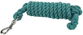 Gatsby Cotton 8ft Lead w/Bolt Snap Turquoise