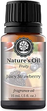Juicy Strawberry Fragrance Oil (15ml) for Diffusers, Soap Making, Candles, Lotion, Home Scents, Linen Spray, Bath Bombs, Slime