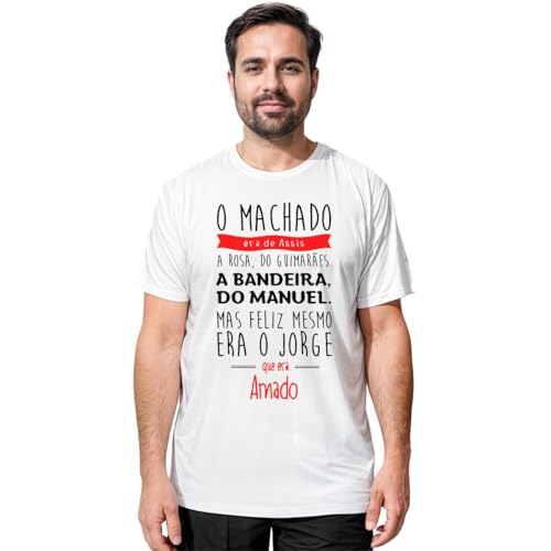 Camiseta Machado de Assis Bandeira e Jorge Amado