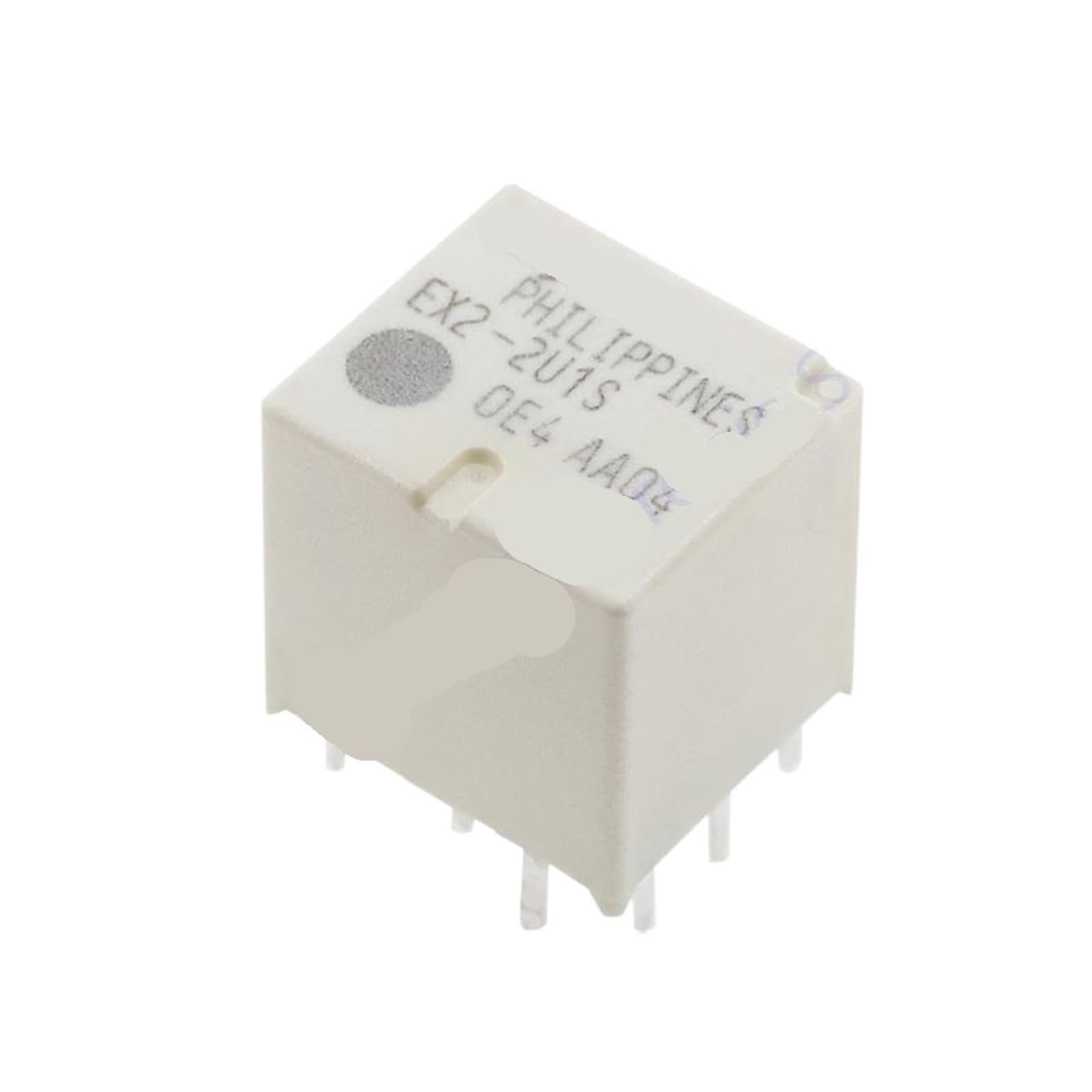 Relé automotriz EX2-2U1J de 10 pines, 25 A, 12 V, lote de 5 unidades