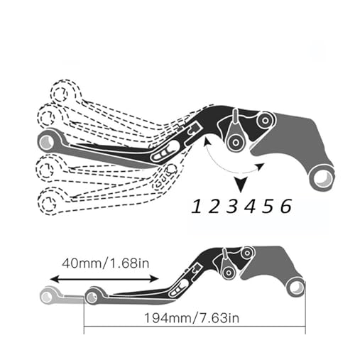 Poignées de guidon et leviers pour Yamaha YZF R1 1999-2003