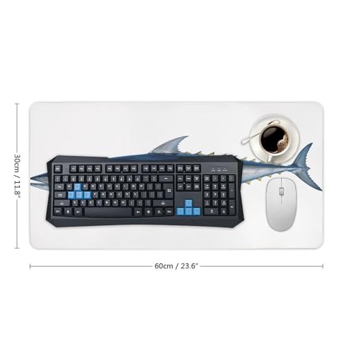 Tuna Thunnus Desk Pad de Goma 60x30 cm No Deslizable miniatura 2