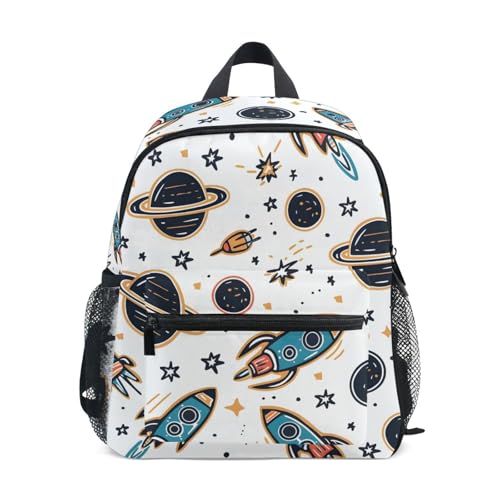Sac à dos enfants planètes et étoiles avec bretelles confortables pour école et loisirs