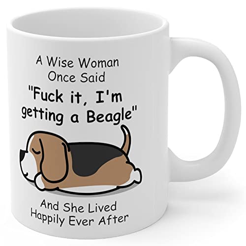 Funny Lazy Beagle Gifts For Women Beagles Lovers Coffee Mug