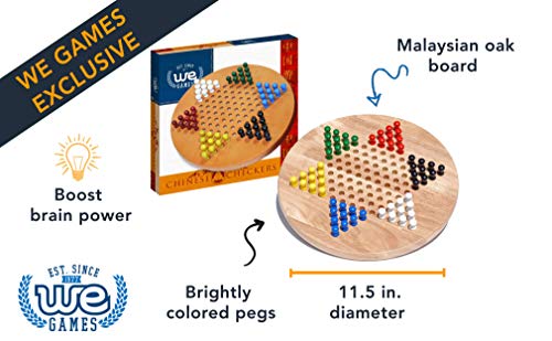 Juego de Mesa WE Games Chinese Checkers de Madera miniatura 2