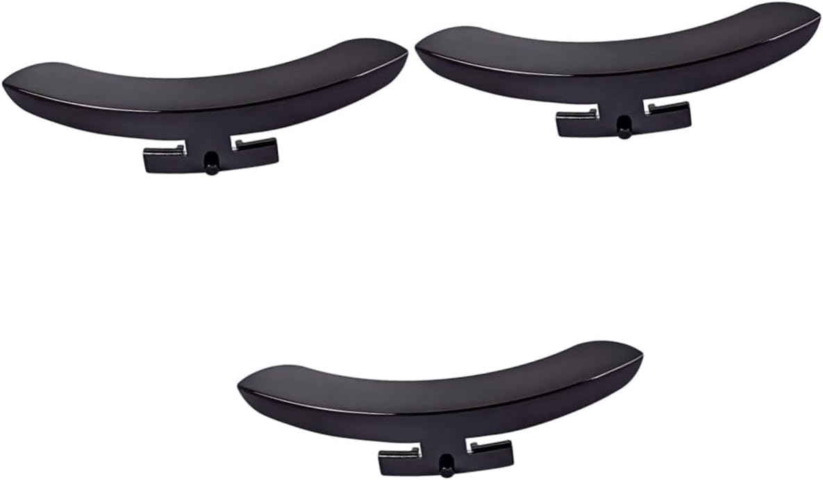 SAFIGLE 3pcs Banjo Armrest Pad Zinc Alloy Single Leg Banjo Replacement Parts Vintage Accessory