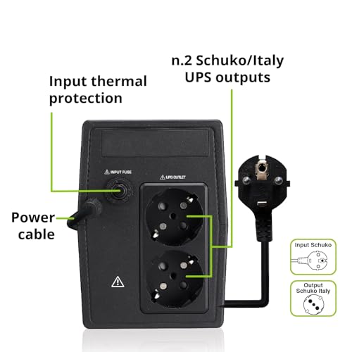 Tecnoware UPS Era Plus 750VA – USV für Stromausfallschutz