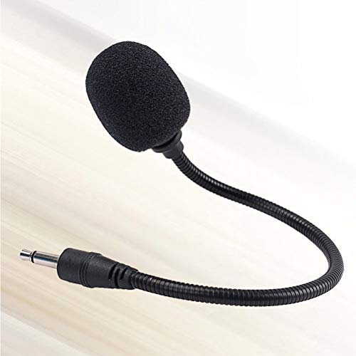 MILISTEN Microfone condensador de 3,5 mm com porta de 205 mm Mini plug-in megafones para instrumento