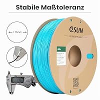 eSUN ABS+ Filament 1.75mm 3D-Drucker ABS Plus,Hell Blau,1KG – Ansicht 5