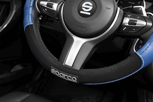 Sparco SPC1108AZ, Coprivolante L-Sport, Blu - 5
