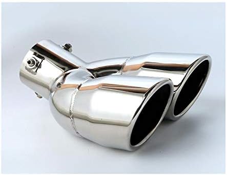 1pcs Silver Stainless Steel Exhaust Tail Rear Muffler Tip Tailpipe Trim for Honda CRV CR-V 2012 2013 2014 2015 2016 2017 2018 2019 2020 2021 2022