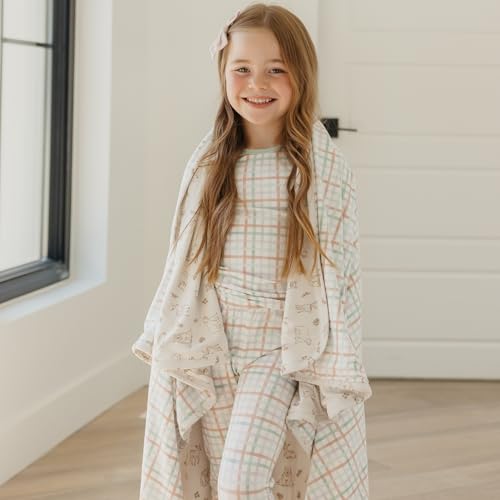 Image of Copper Pearl Jumbo 3-Layer Baby Blanket: Soft Baby Quilts for Boys and Girls | Breathable, Cozy, Toddler Blanket | Baby Quilt for Newborns | 46x46 Premium Polyester /Rayon | Dylan