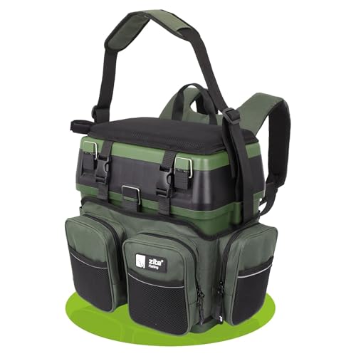 Zite Fishing [Multi Angelkoffer-Rucksack & Sitz-Kiepe in...