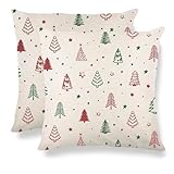 Material de lino de alta calidad: Hechas de tela de lino transpirable de alta calidad, estas fundas de almohada son excepcionalmente suaves y agradables para la piel. Diseñadas para el uso diario, son resistentes a la pelusa y a la decoloración, lo que garantiza una vitalidad duradera durante toda la temporada navideña y más allá.